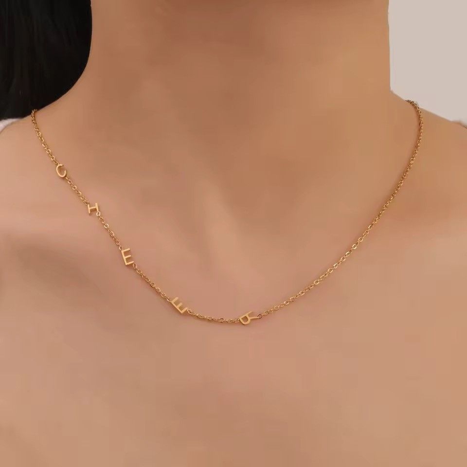 Colar Iniciais Ouro 18k | Coleção Dedicatória