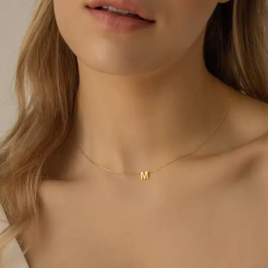 Colar Iniciais Ouro 18k | Coleção Dedicatória