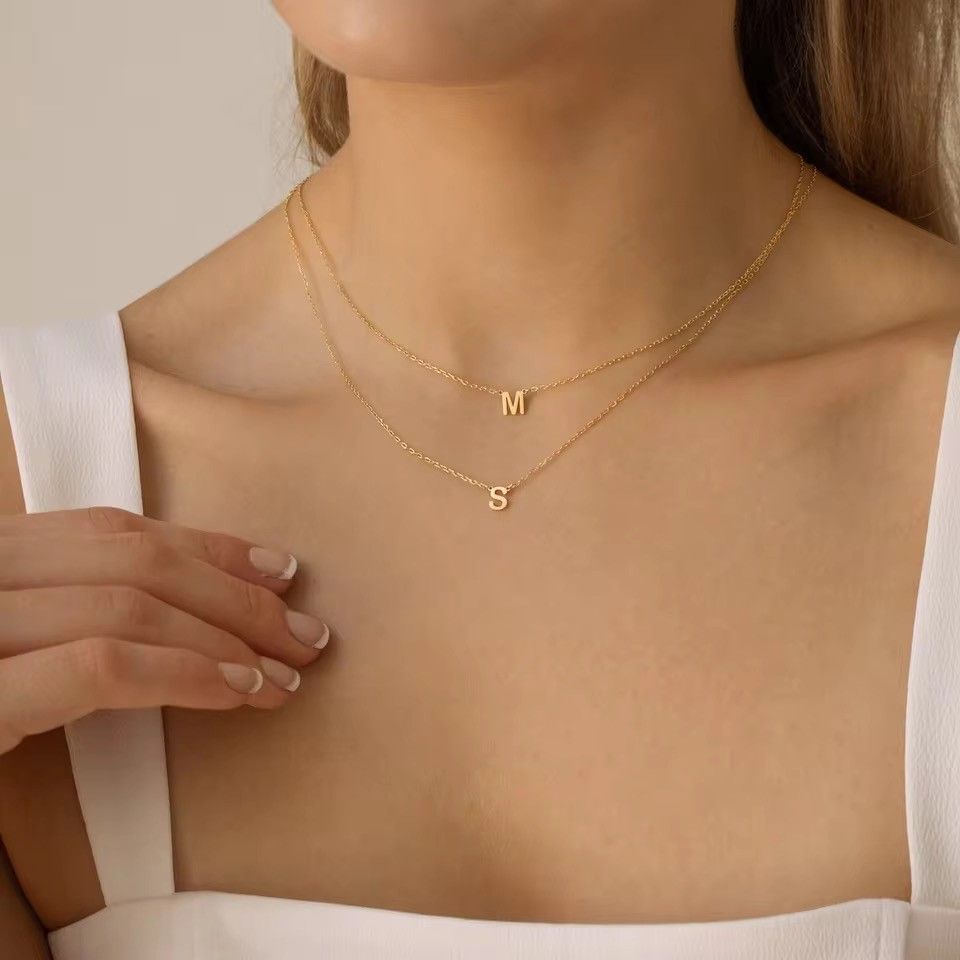 Colar Iniciais Ouro 18k | Coleção Dedicatória