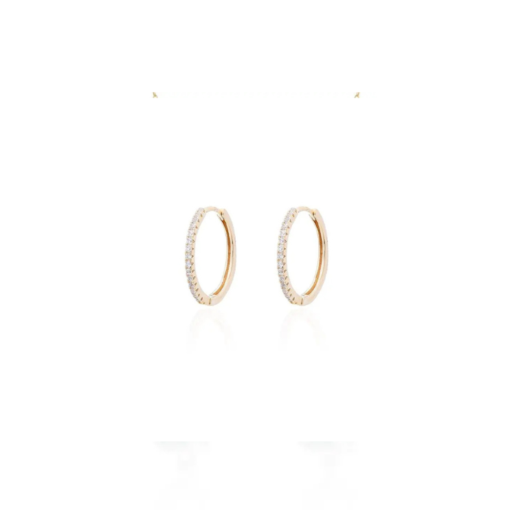 Brinco Argola Prata 925 com Banho de Ouro