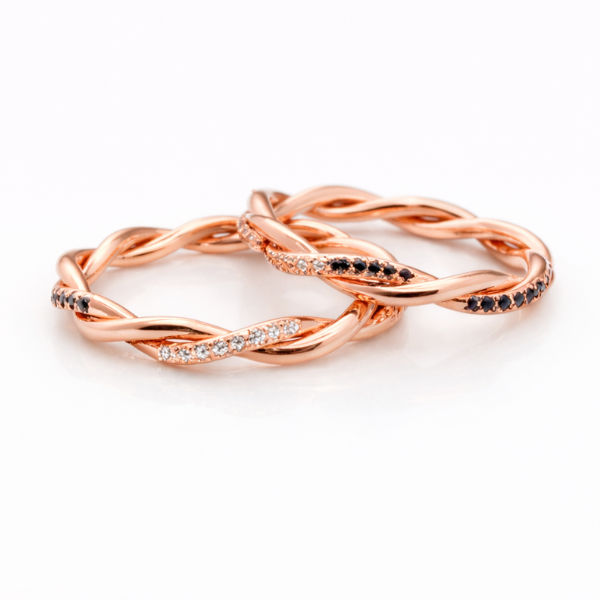 Aliança Ivy Serena Ouro 18k