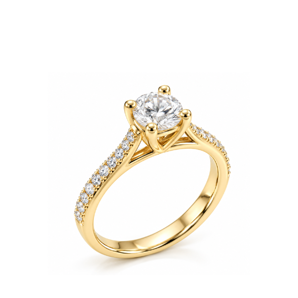 Anel Girassol Imperial Ouro 18K