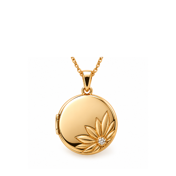 Pingente Relicário Eternità em Ouro 18k