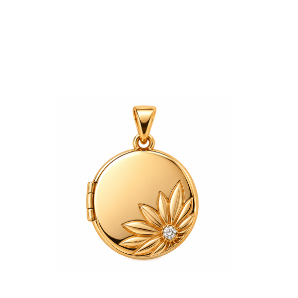 Pingente Relicário Eternità em Ouro 18k