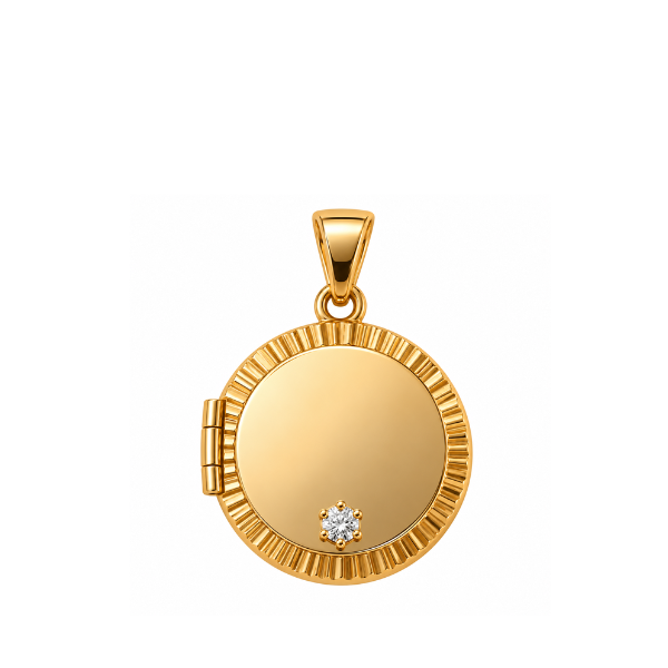 Pingente Relicário Eternità Classic em Ouro 18k