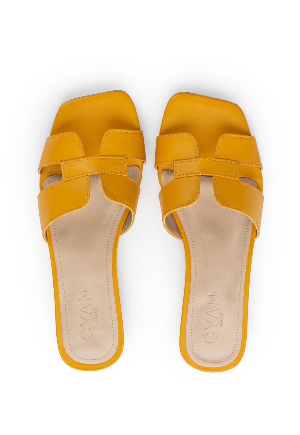 Flat Couro Isis Mango 