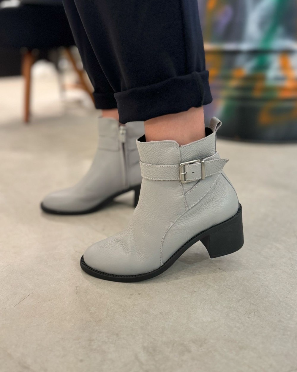 Bota cinza Lia Line