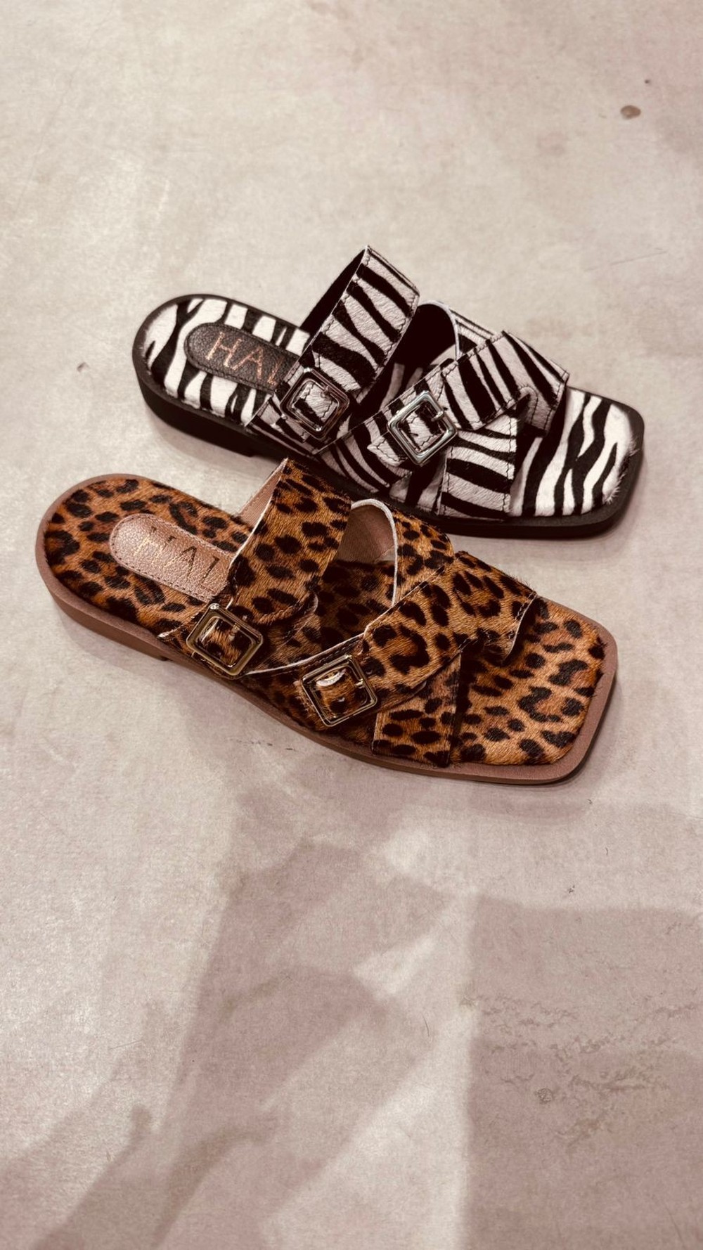 Chinelo onça ou zebra