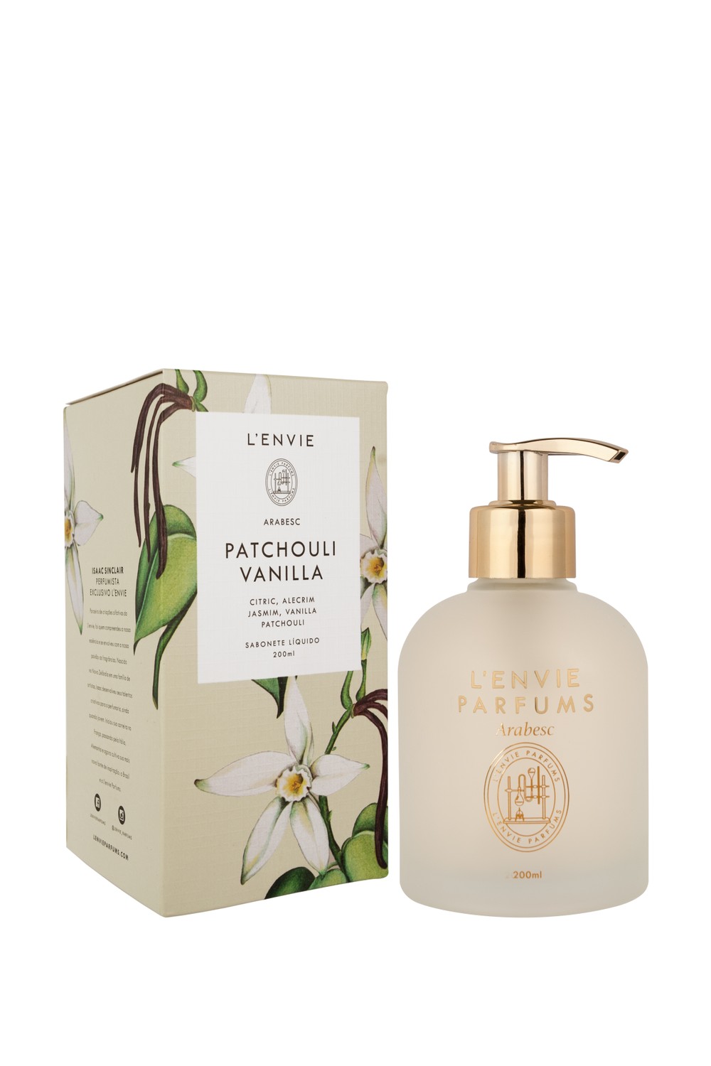 Sabonete Líquido Patchouli Vanilla Arabesc 200ml