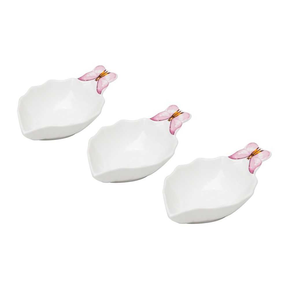 Set Bowls de Porcelana Borboletas 
