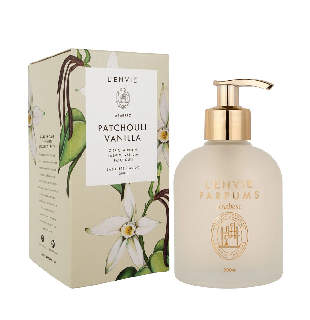 Sabonete Líquido Patchouli Vanilla Arabesc 200ml