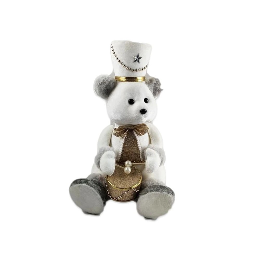 Urso Sentado Tambor - 32cm