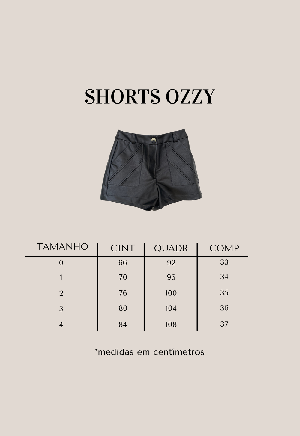 SHORTS OZZY OFF