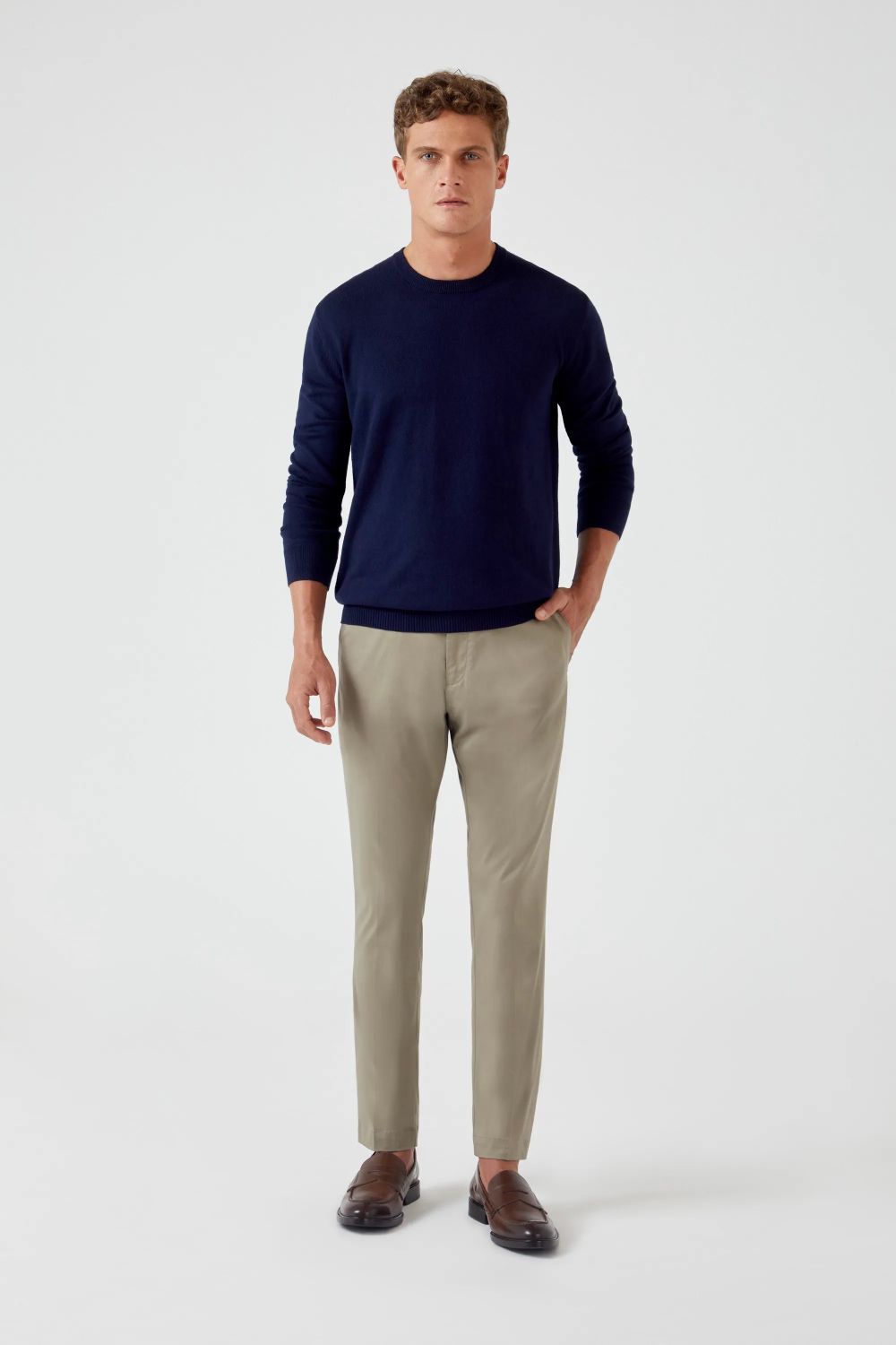 Calça Algodão Premium Khaki