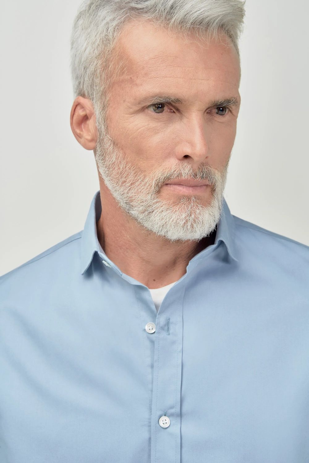 Camisa Chino Azul Claro