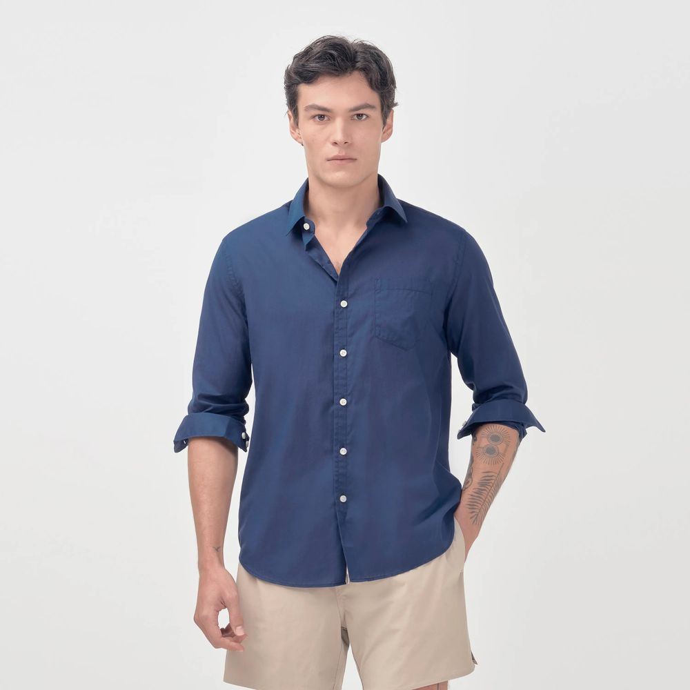 Camisa Wind Azul Marinho