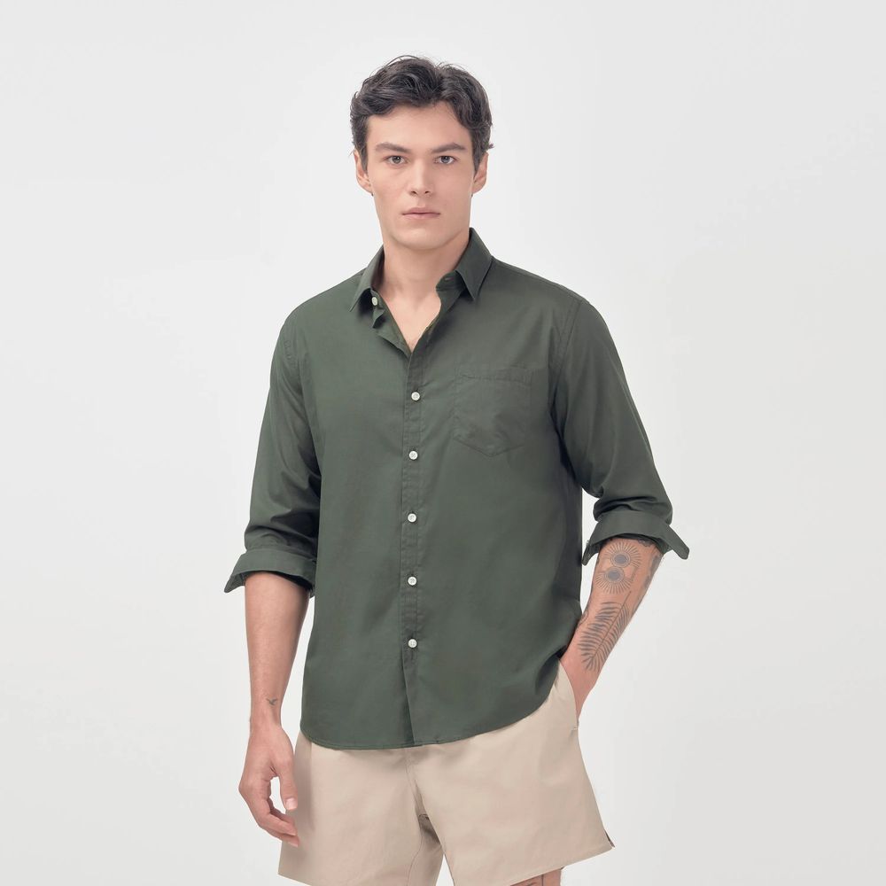 Camisa Wind Verde Militar