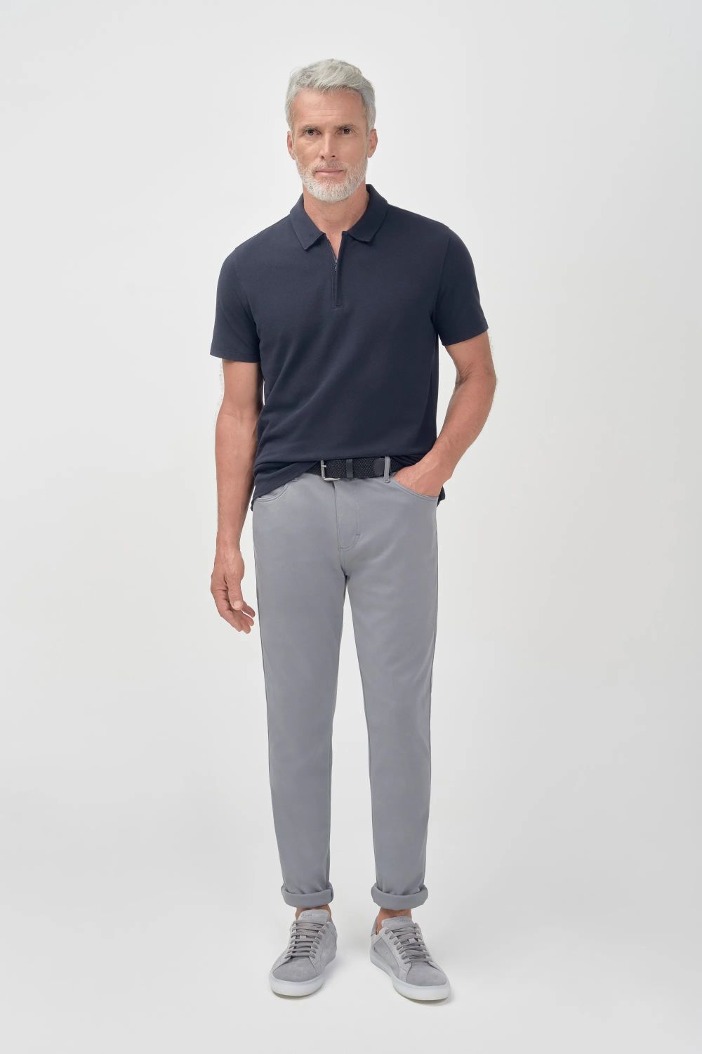 Polo Pima Aero Azul Marinho