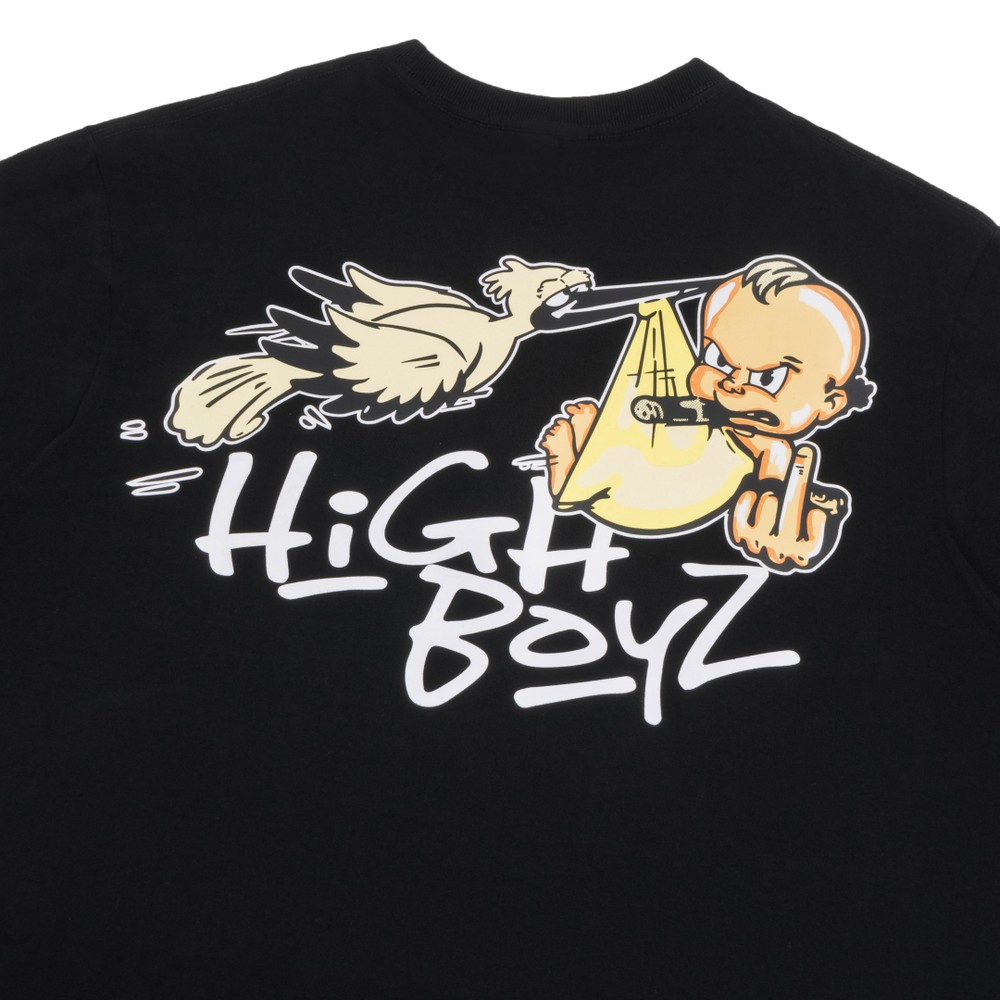 Camiseta High Baby Black - Yerbah Skate Shop