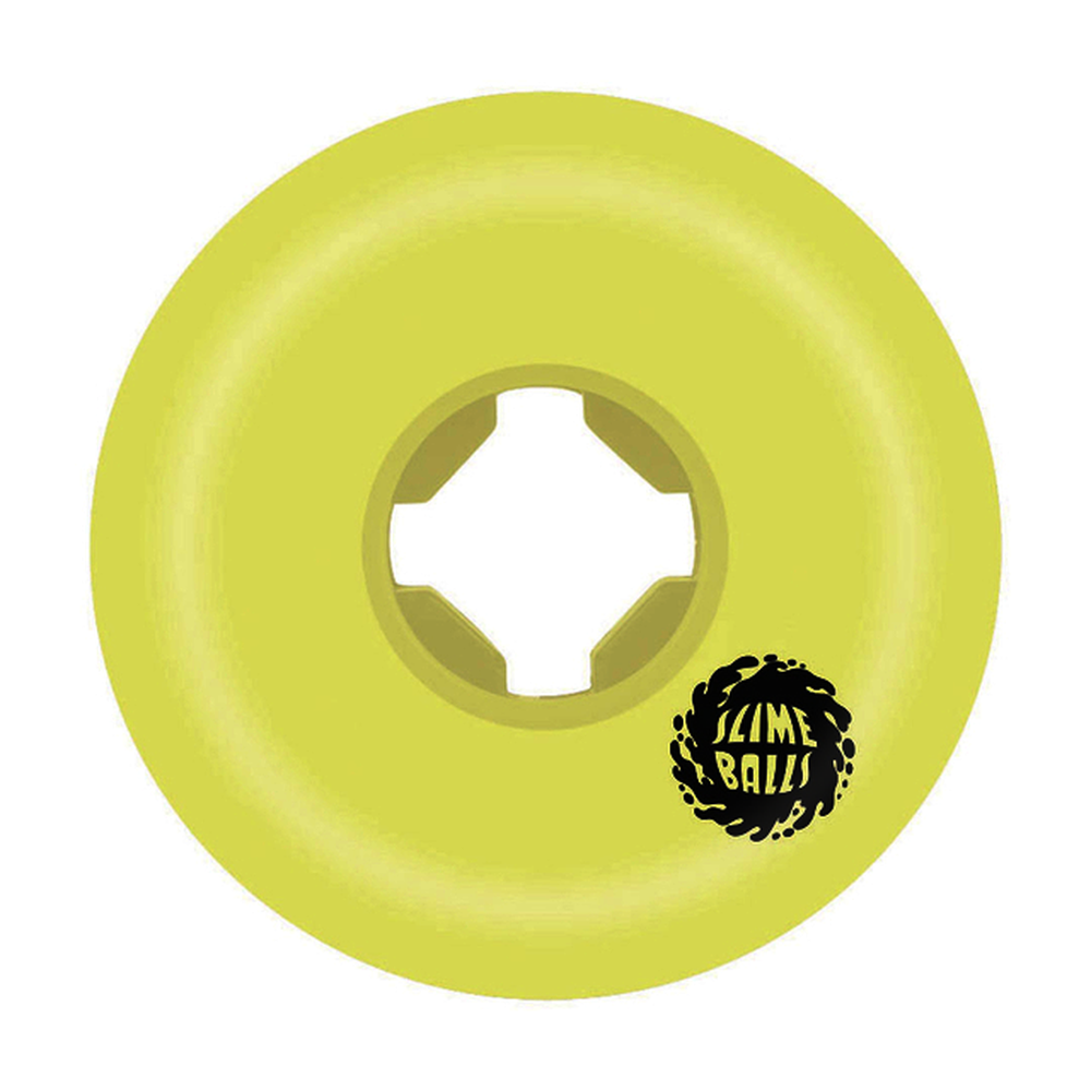 Slime Balls Skateboard Wheels 54mm Screw Balls Speed Balls 99a Yellow