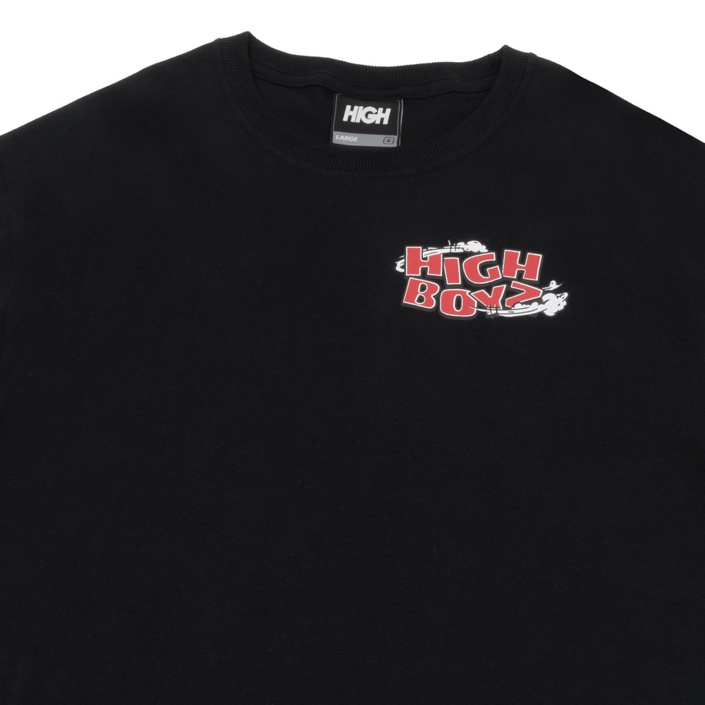 Camiseta High Wheelie Black - Yerbah Skate Shop