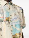 Camisa mangas curtas com Estampa Curaçao