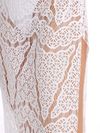 Vestido midi de renda