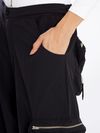 Calça wide leg, cargo e cintura alta 
