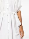 Chemise com amarração na cintura