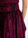 Vestido sem mangas veludo com corset AMIR X ASTRID