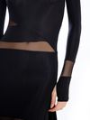 Vestido longo com recortes AMIR X ASTRID