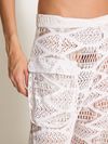 Calça pantalona textura AMIR SLAMA+JADE JADE