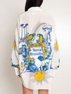 Camisa manga longa estampada