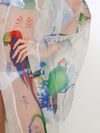 Kimono longo estampado