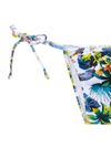 Top camiseta e tanga de amarrar Floral Amir Slama
