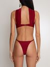 Top sem alça e tanga de amarrar Amir + Tati