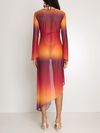 Vestido manga longa assimétrico Amir + Tati