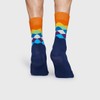 Meia Happy Socks Losango Laranja | FAD01-6001