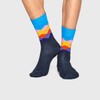 Meia Happy Socks Losango Azul | FAD01-9003