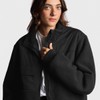 Jaqueta de Nylon e Fleece Aragäna | Preto