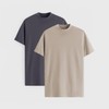 Pack 02 Camisetas Aragäna | Oversized Taupe e Cinza