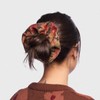 Scrunchie Aragäna | Floral Vinho