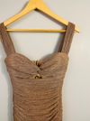 Vestido Unity Seven curto em lourex