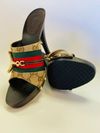 Mule com salto Gucci