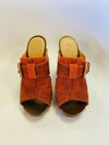 Mule com salto Louis Vuitton