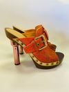 Mule com salto Louis Vuitton