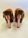 Mule com salto Louis Vuitton