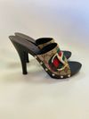 Mule com salto Gucci