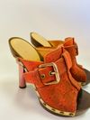 Mule com salto Louis Vuitton