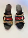 Mule com salto Gucci